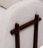 Monza Fabric Lounge Chair in Beige Colour