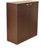 Monza 2 Door Shoe Cabinet in Brown Colour