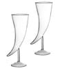 Moon Shape 500 Ml Borosilicate Glass (Set Of 2) Cocktail Glasses