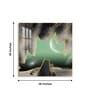 Moonbeam Majesty Glass Finish Square Wall Art