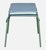 Mooney Metal Outdoor Table Set with Bench in Olive Green Colour