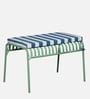 Mooney Metal Outdoor Table Set with Bench in Olive Green Colour