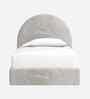 Moonrise Boucle Kids Toddler Bed With Hydraulic Storage In Cream Colour