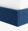 Moonrise Boucle Kids Twin Bed With Box Storage In Denim Blue  Colour