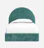 Moonrise Boucle Kids Twin Bed With Box Storage In Green Colour Moonrise Boucle Kids Twin Bed With Box Storage In Green Colour