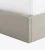 Moonrise Boucle Kids Twin Bed With Hydraulic Storage In Cream Colour