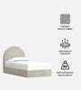 Moonrise Kids Toddler Bed In Cream Colour