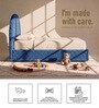 Moonrise Kids Toddler Bed In Denim Blue Colour