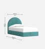 Moonrise Kids Toddler Bed In Green Colour