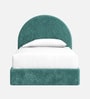Moonrise Kids Twin Bed In Green Colour