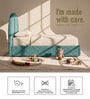 Moonrise Kids Twin Bed In Green Colour