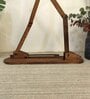 MoonWalker Wooden Floor Lamp with Jute Shade & Brown Base