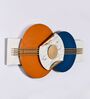 Mordern Blue & Orange Iron Wall Art