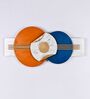 Mordern Blue & Orange Iron Wall Art
