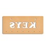 Modern Brown Engineered Wood 7 Hooks Key Holder