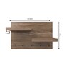 Mordern Dark Oak Engineered wood 5 Hooks Key Holder