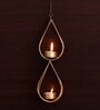 Mordern Gold Aluminium (Set of 2) Tea Light Holder