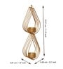 Mordern Gold Aluminium (Set of 2) Tea Light Holder