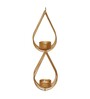 Mordern Gold Aluminium (Set of 2) Tea Light Holder