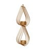 Mordern Gold Aluminium (Set of 2) Tea Light Holder