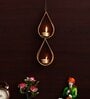 Mordern Gold Aluminium (Set of 2) Tea Light Holder