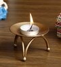 Mordern Gold Aluminium Table Tea Light Holder