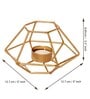 Mordern Gold Metal Table Tea Light Holder