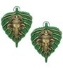Mordern Green Metal (Set of 2) Wall Arts