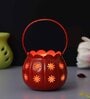 Mordern Red Iron Tea Light Holder