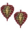 Mordern Red Metal (Set of 2) Wall Arts
