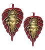 Mordern Red Metal (Set of 2) Wall Arts