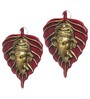 Mordern Red Metal (Set of 2) Wall Arts