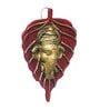 Modern Red Metal Ganesha
