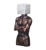 Mordern Silver Polyresin Figurine