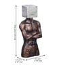Mordern Silver Polyresin Figurine