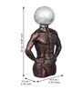 Mordern Silver Polyresin Figurine