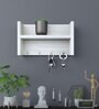 Mordern White Mapple Engineered wood 4 Hooks Key Holder