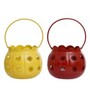 Mordern Yellow Iron (Set of 2) Tea Light Holder