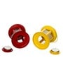 Mordern Yellow Iron (Set of 2) Hanging Tea Light Holder
