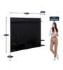 Moreno Wall Mounted Entertainment Unit In Black Colour