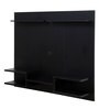 Moreno Wall Mounted Entertainment Unit In Black Colour
