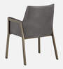 Morgan Leatheratte Arm Chair in Grey  Colour