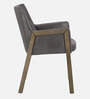 Morgan Leatheratte Arm Chair in Grey  Colour