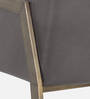 Morgan Leatheratte Arm Chair in Grey  Colour