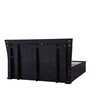 Morgan Queen Size Bed with Storage in Wenge Finish