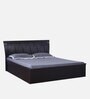 Morgan Queen Size Bed with Storage in Wenge Finish