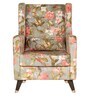 Morgen Wing Chair with Ottoman in Multi Colour