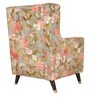 Morgen Wing Chair with Ottoman in Multi Colour