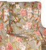 Morgen Wing Chair with Ottoman in Multi Colour