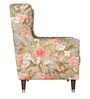 Morgen Wing Chair with Ottoman in Multi Colour
